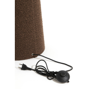 Vloerlamp Micky bouclé bruin